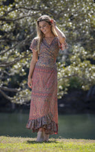 Load image into Gallery viewer, Silk mix maxi dress
