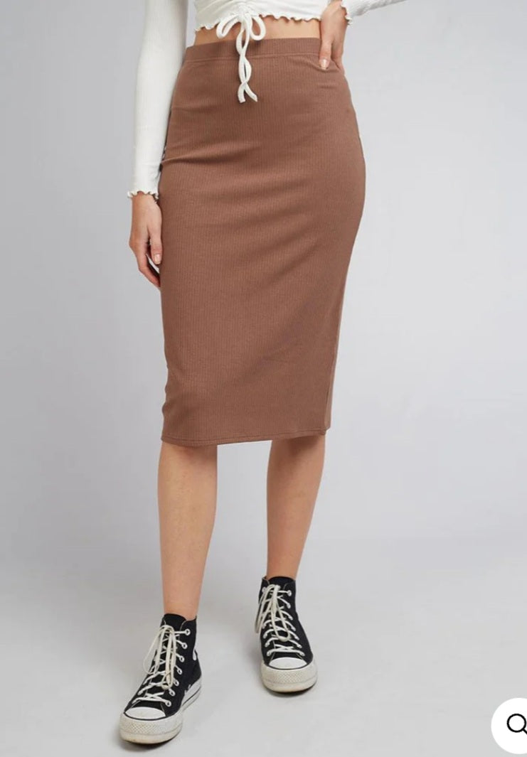 All about Eve Rib skirt