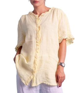 Linen cotton blouse
