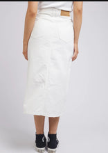 Load image into Gallery viewer, All about eve white denim skirt
