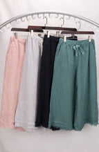 Load image into Gallery viewer, Wide leg linen pants
